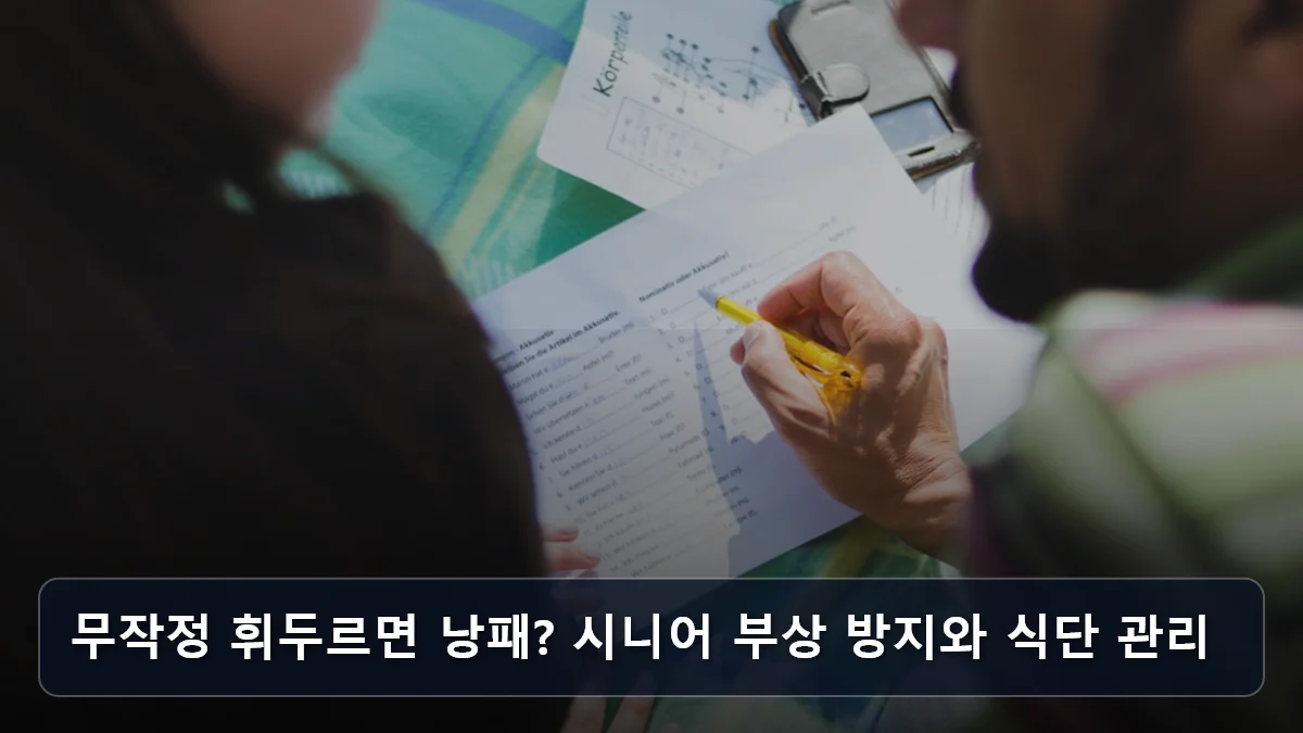 무작정 휘두르면 낭패? 시니어 부상 방지와 식단 관리 관련 이미지