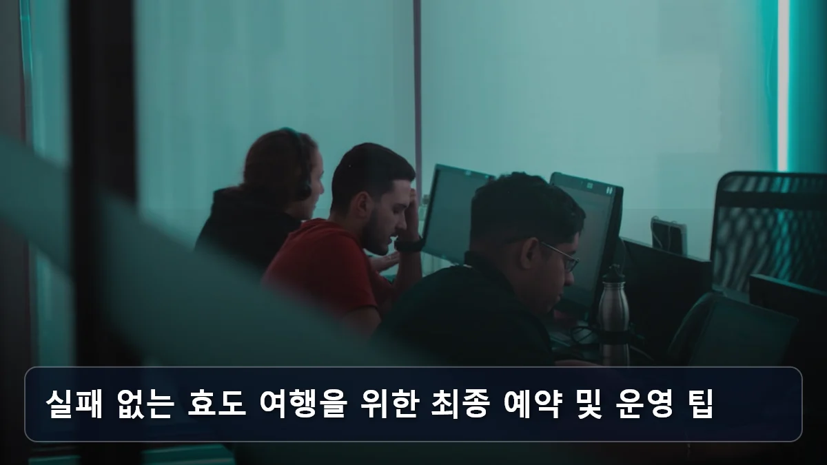 실패 없는 효도 여행을 위한 최종 예약 및 운영 팁 관련 이미지
