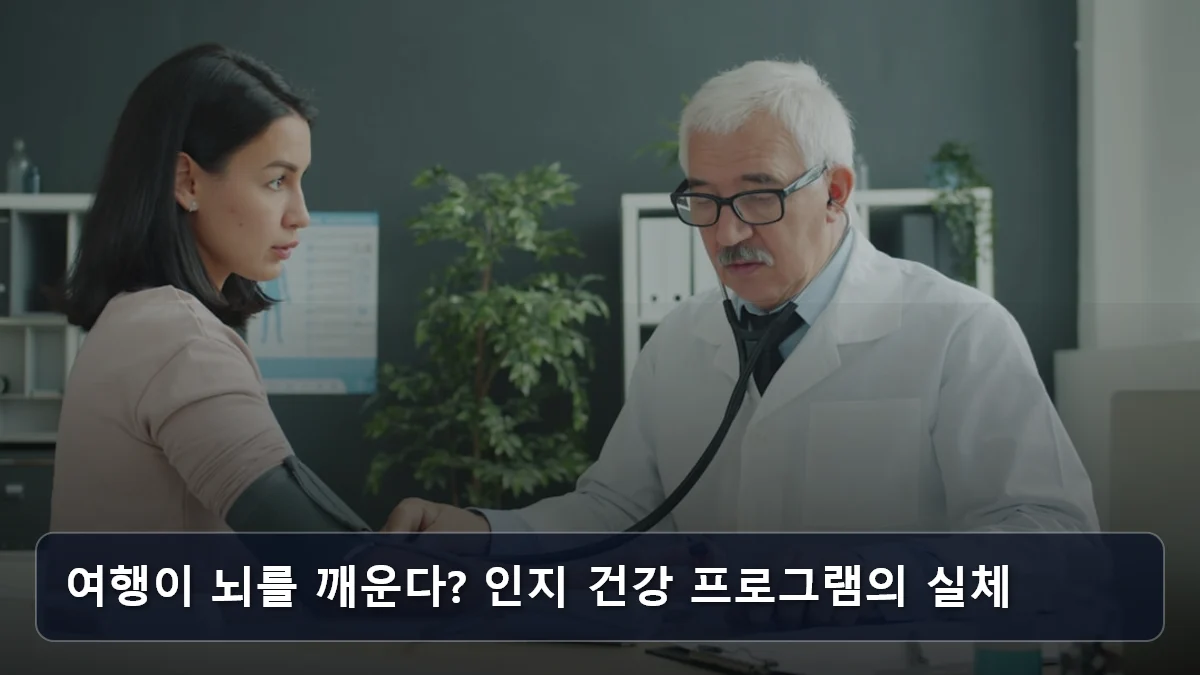 여행이 뇌를 깨운다? 인지 건강 프로그램의 실체 관련 이미지