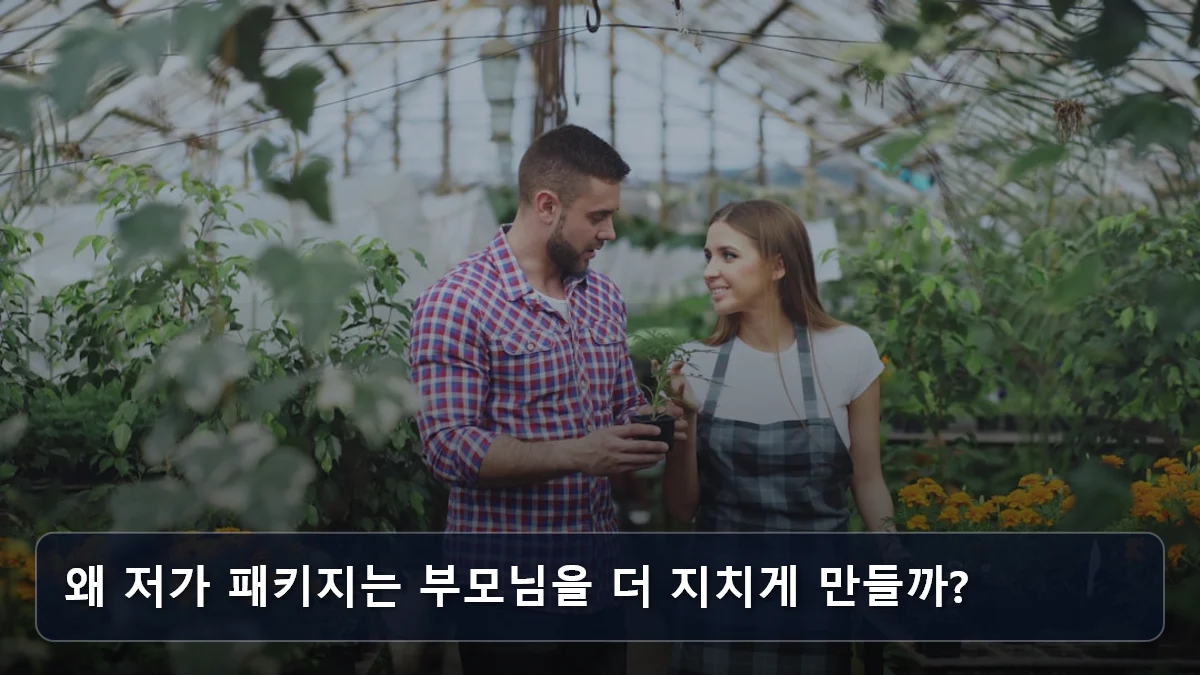 왜 저가 패키지는 부모님을 더 지치게 만들까? 관련 이미지