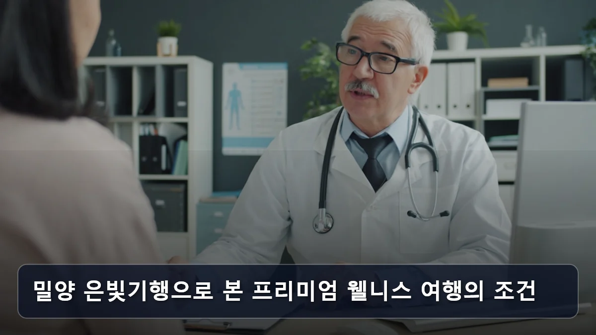 밀양 은빛기행으로 본 프리미엄 웰니스 여행의 조건 관련 이미지