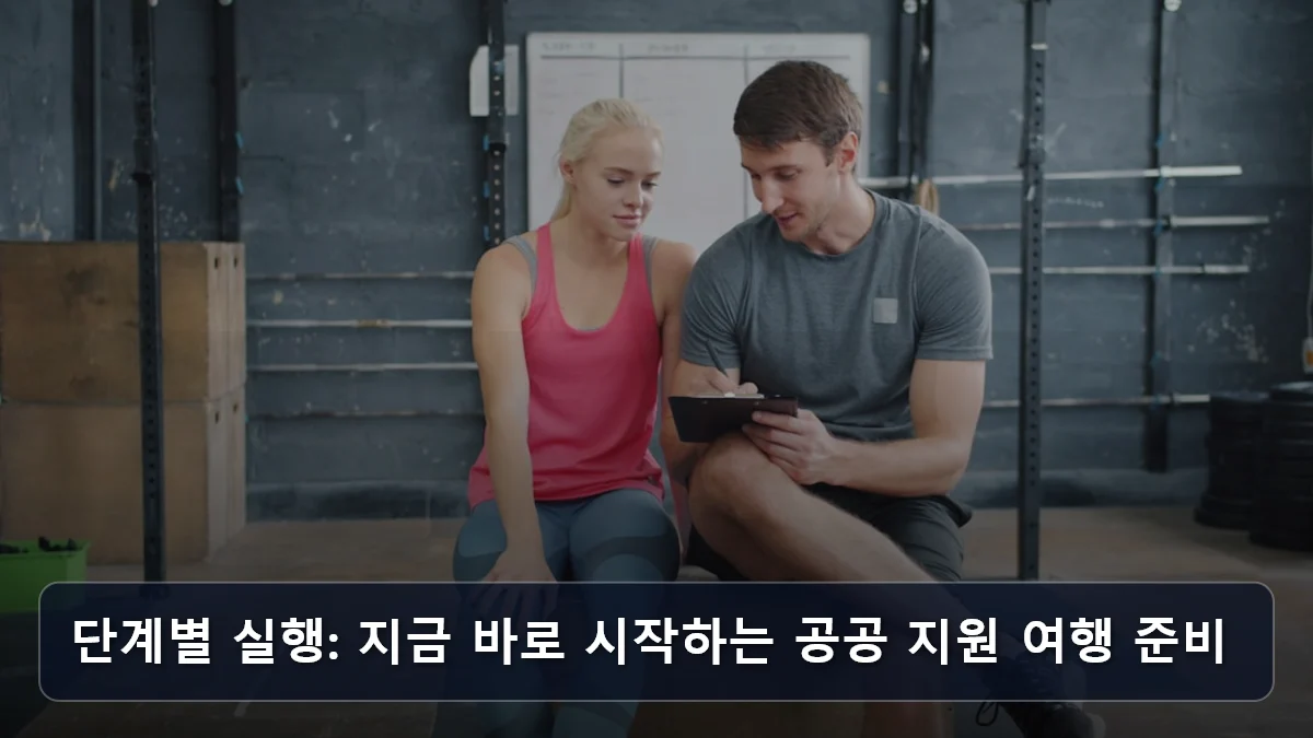 단계별 실행: 지금 바로 시작하는 공공 지원 여행 준비 관련 이미지