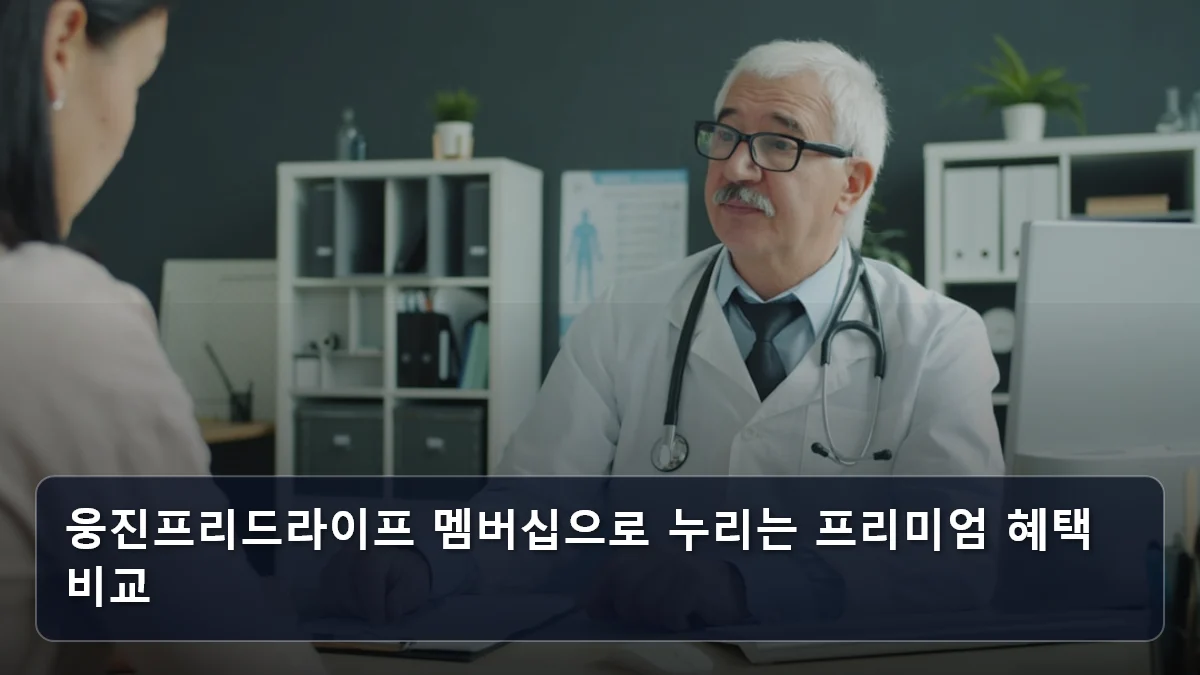 웅진프리드라이프 멤버십으로 누리는 프리미엄 혜택 비교 관련 이미지