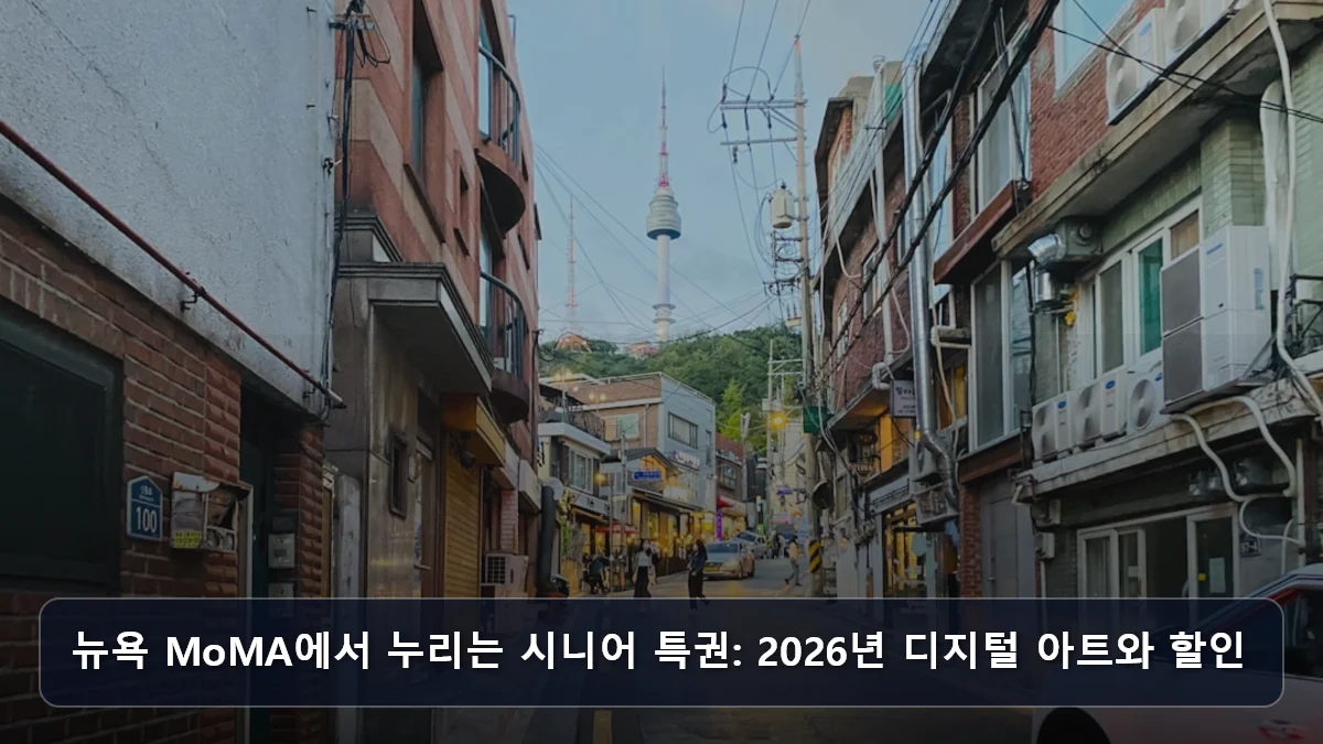 뉴욕 MoMA에서 누리는 시니어 특권: 2026년 디지털 아트와 할인 관련 이미지