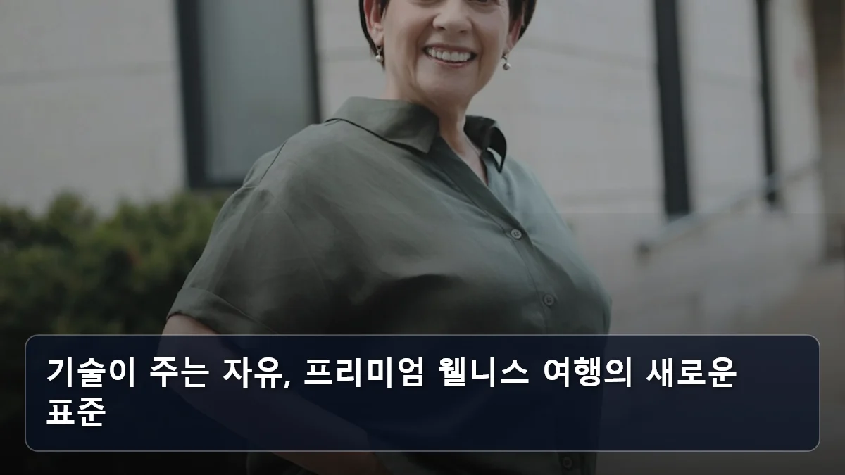 기술이 주는 자유, 프리미엄 웰니스 여행의 새로운 표준 관련 이미지